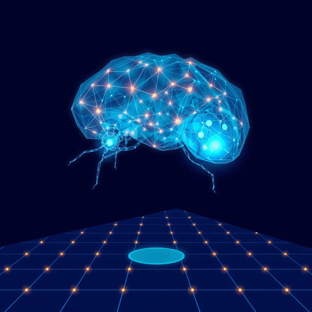 FLYNN: When a Fruit Fly's Brain Teaches Robots to Navigate Blind